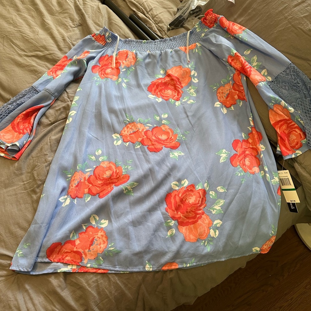 Floral Off-Shoulder Dress